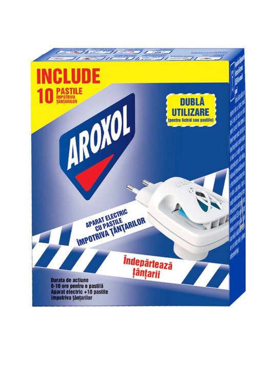 Aparat electric cu rezerva lichida impotriva tantarilor Aroxol, 45 nopti